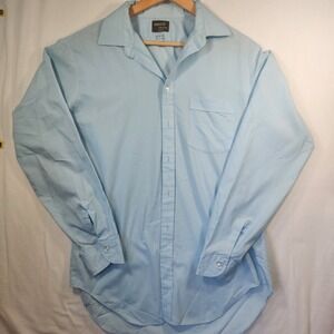 Vintage Mach II by Arrow Mens Light Blue Button Down Shirt 16.5 x 35 Canada